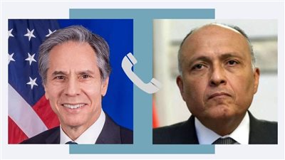بلينكن يبحث هاتفيا مع وزير الخارجية العمل المشترك مع مصر خلال الولاية الجديدة للرئيس السيسي