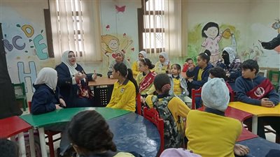 أهمية القراءة والغذاء الصحي في لقاءات لقصور الثقافة بمدارس الإسكان البديل
