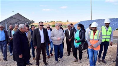 محافظ الأقصر يتفقد محطة معالجة مياه الصرف الصحي الرئيسية في الحبيل