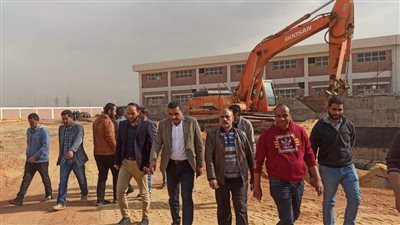 مسئولو الإسكان يتفقدون مشروع محطة رفع المياه بمدينة بدر