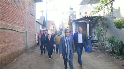 محافظ الغربية يتفقد محيط الكنائس استعدادا لأعياد الميلاد بالسنطة