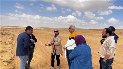 قيادات السويس الجديدة يتفقدون انشاءات مدرسة stem