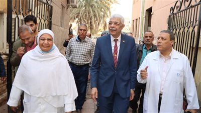 رئيس جامعة المنوفية يتفقد مستشفي منشاة سلطان  الجامعي ومبني المعهد الفني للتمريض