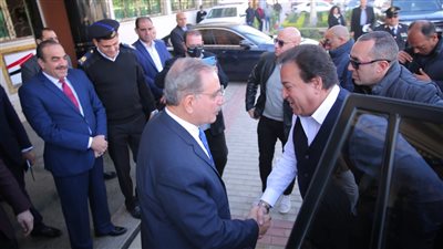 محافظ كفرالشيخ يستقبل وزير الصحه لتفقد وافتتاح عدد من المنشآت الطبيه