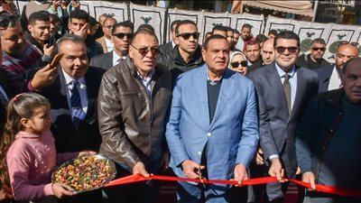 وزير التنمية المحلية و محافظ الشرقية يفتتحان مشروع نفق عرابي بالزقازيق