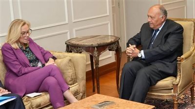 وزير الخارجية يستقبل كبيرة منسقي الأمم المتحدة للشئون الإنسانية وإعادة الإعمار في غزة