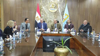 محافظ كفرالشيخ يستقبل سفراء الاتحاد الأوروبى لتفقد توسعات محطة معالجة مياة الصرف الصحى بمطوبس 