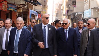 محافظ الجيزة ورئيس جهاز المشروعات يتفقدان مشروعات تطوير المناطق غير المخططة 