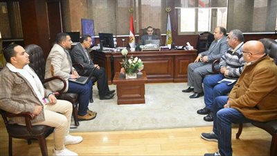 محافظ الغربية يستعرض موقف مشروع تحسين جودة المياه بمصرف كتشنر