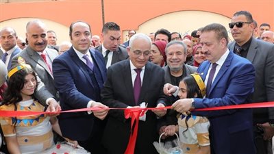 وزير التعليم ومحافظ المنوفية يفتتحان مدرسة المساعي المشكورة الإعدادية الجديدة (بنات)