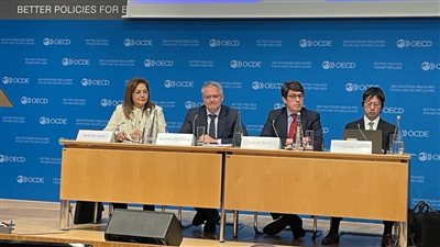 وزيرة التخطيط تشارك في إطلاق تقرير منظمة OCED الاقتصادي لمصر