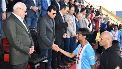 وزير الرياضة يشهد نهائي دوري مراكز الشباب توتال انرجيز ببورسعيد