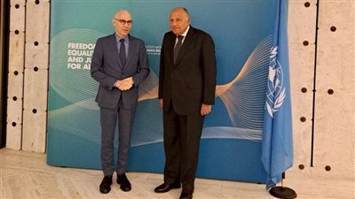 وزير الخارجية يلتقي بالمفوض السامي لحقوق الإنسان