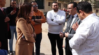 مساعد وزير الإسكان ونائبة محافظ الجيزة يتفقدان منطقة روضة حدائق أكتوبر