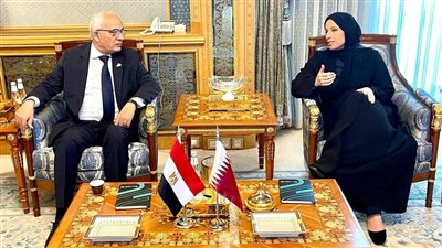 وزير التعليم يبحث مع نظيرته القطرية سبل التعاون المشترك