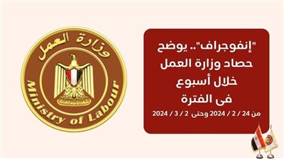 حصاد وزارة العمل في 7 أيام