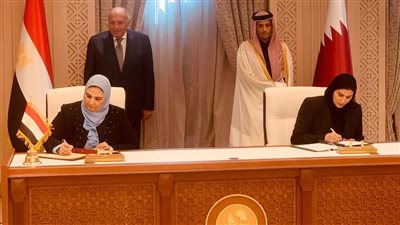 القباج و وزيرة الأسرة بـ قطر يوقعان مذكرة تفاهم في مجالات الشئون الإجتماعية