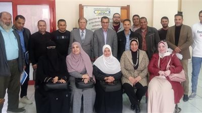 ختام البرنامج التدريبي لإنتاج وتربية القطن بمحطة البحوث الزراعية بسخا