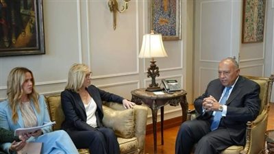 ‏‎وزير الخارجية يستقبل كبيرة منسقي الأمم المتحدة للشئون الإنسانية بقطاع غزة