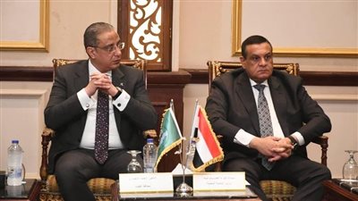 وزير التنمية المحلية ومحافظ الفيوم يلتقيان وفد الاتحاد الأوروبي وبرنامج الأمم المتحدة الإنمائي