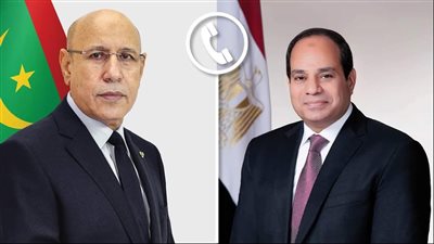 الرئيس يهنئ نظيره الموريتاني لتوليه رئاسة الاتحاد الأفريقي