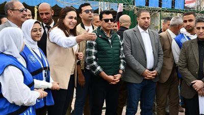 وزير الرياضة يتفقد ويفتتح عدد من المنشآت الشبابية والرياضية بالبحيرة
