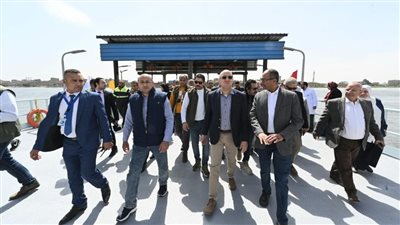 وزير الإسكان يتفقد مأخذ ومحطة مياه شبرا الخيمة بطاقة تصميمية 600 ألف م3 يوميا