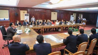 وزير الصحة يستقبل ممثلي الشركة الصينية للهندسة المعمارية بمصر وشركة INCOME