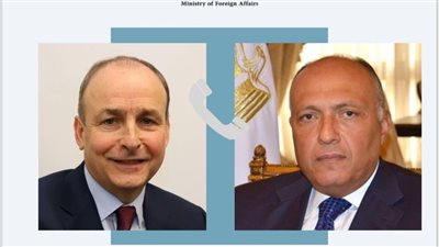 وزير الخارجية يتلقى اتصالاً هاتفياً من نائب رئيس الوزراء والدفاع الأيرلندي