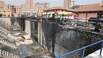شركة الصرف الصحي بالقاهره الكبرى تعلن وقوع حريق بخمس مواقع تابعة للشركة 