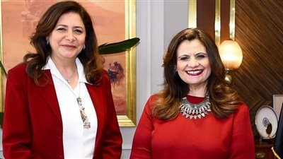 وزرة الهجرة تبحث سبل التعاون مع مجلس ادارة الغرفة المصرية البريطانية 