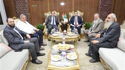 محافظ المنوفية يستقبل وفد حزب النور  للتهنئة بعيد الفطر المبارك