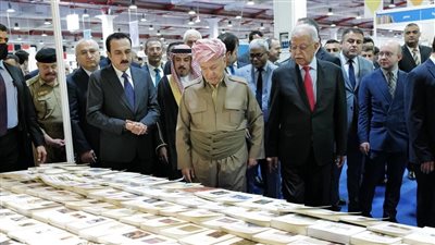 بارزاني يفتتح معرض أربيل الدولي للكتاب (تفاصيل وصور)