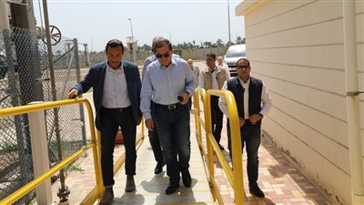 وزير البترول يتفقد متابعة العمل فى مصنع الميثانكس بدمياط