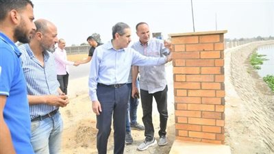 محافظ الغربية يتابع الموقف التنفيذي لكورنيش المحلة الجديد