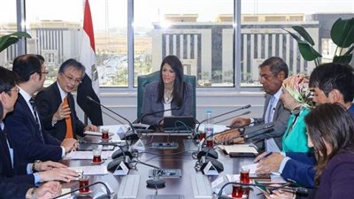 وزيرة التعاون تتابع مع السفير الياباني بالقاهرة ومسئولي 