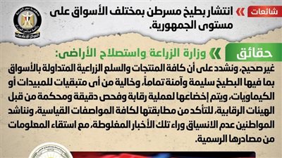 الحكومة توضح حقيقة انتشار بطيخ مسرطن فى الأسواق