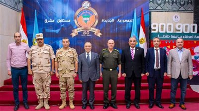 رئيس جامعة طنطايستقبل لجنة من منطقة التجنيد للكشف على الطلاب ذوي الاحتياجات 