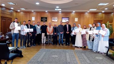 رئيس جامعة كفر الشيخ يستقبل وفد جامعة إيريز الهولندية