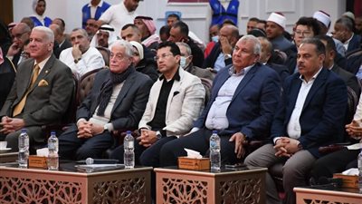 وزير الشباب ومحافظو الوادي الجديد والشرقية يشهدون ندوة حول الأمن القومي بحضور شبابي مكثف