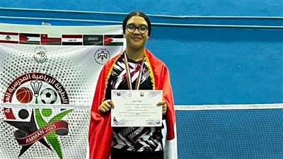 الأولمبية تهنئ نور فكري بعد فضية الألعاب الإفريقية في الريشة الطائرة