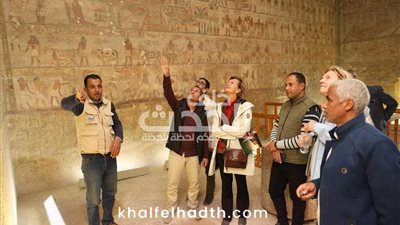 بعثة الاتحاد الأوروبي تزور متحف ملوي ومنطقة بني حسن الأثرية بالمنيا | صور 