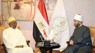 الأزهري ومفتي جزر القمر يبحثان نشر الفكر الإسلامي المعتدل