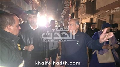 محافظ المنيا يتوجه فورًا إلى موقع انهيار منزل بحي غرب  | صور
