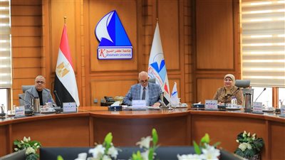 مجلس أمناء جامعة كفر الشيخ الأهلية يناقش الاستعدادات للامتحانات