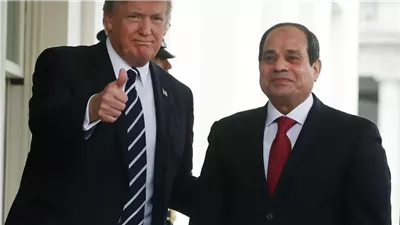 ترامب ردًا على سؤاله عن الرئيس السيسي: صديق لي وأود لقاءه