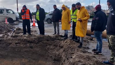 محافظ كفرالشيخ يوجه بصيانة خط الطرد الرئيسي لمحطة الصرف الصحي ببلطيم