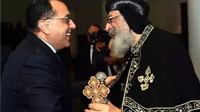 رئيس الوزراء يصل الكاتدرائية المرقسية بالعباسية لتهنئة البابا تواضروس الثاني بعيد الميلاد المجيد