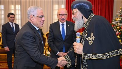 النائب العام يزور قداسة البابا تواضروس الثاني لتقديم التهنئة بعيد الميلاد المجيد