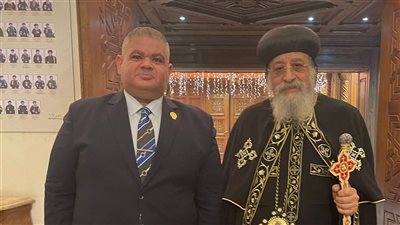 وكيل نادي القضاة يهنئ البابا تواضروس والإخوة الأقباط بمناسبة عيد الميلاد المجيد